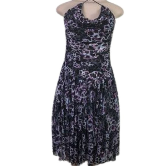 Diane von Furstenberg purple and black sundress - Picture 3 of 15